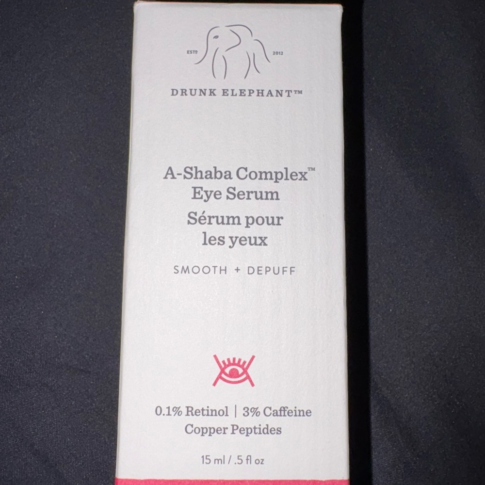 Drunk Elephant A-Shaba Complex Eye Serum - White and Red